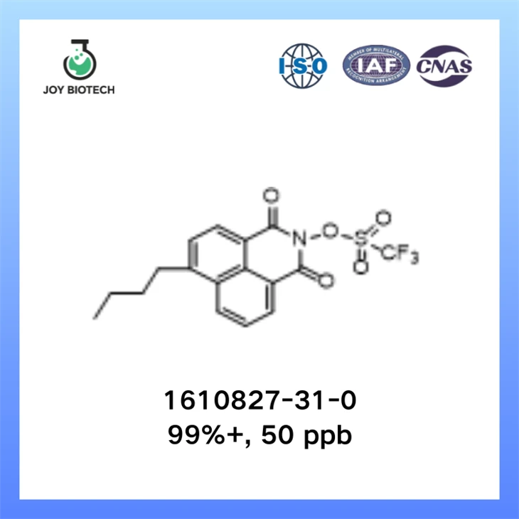6-butyl-1,3-dioxo-1H-benzo[de]izochinolín-2(3H)-yltrifluórmetánsulfonát CAS NO 1610827-31-0