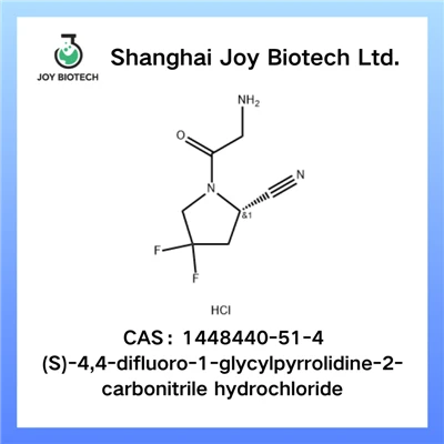 (S)-4,4-difluór-1-glycylpyrolidín-2-karbonitril hydrochlorid CAS NO 1448440-51-4