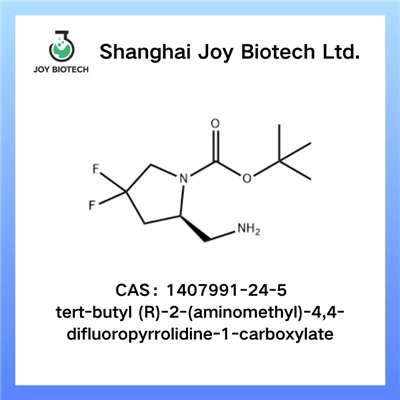 terc-butyl (R)-2-(aminometyl)-4,4-difluórpyrolidín-1-karboxylát CAS NO 1407991-24-5